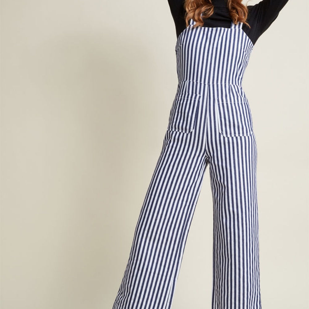 New Retro Striped Sailor Jumpsuit by Rolla’s M/L